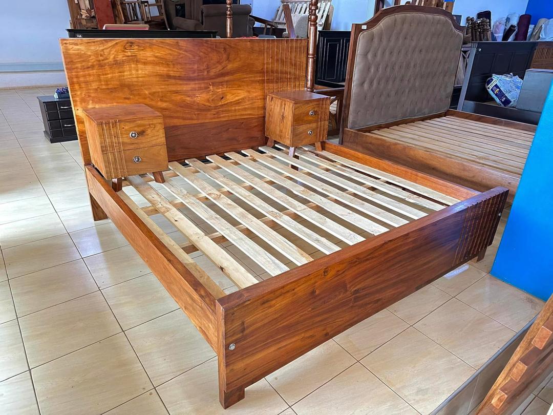 Kyanja Upholstered Head Bed, Beds at Lucky Interiors Uganda