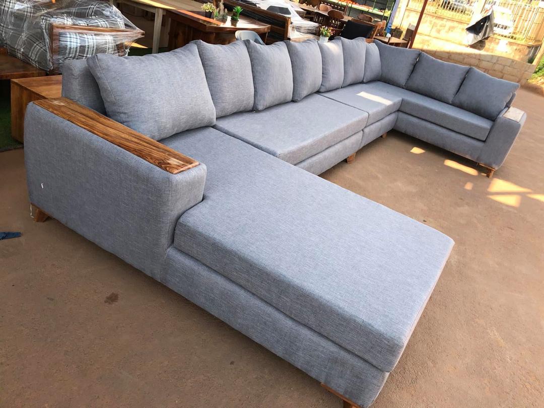 Kasangati Grey Corner Sofa, Sectional Sofas at Lucky Interiors Uganda