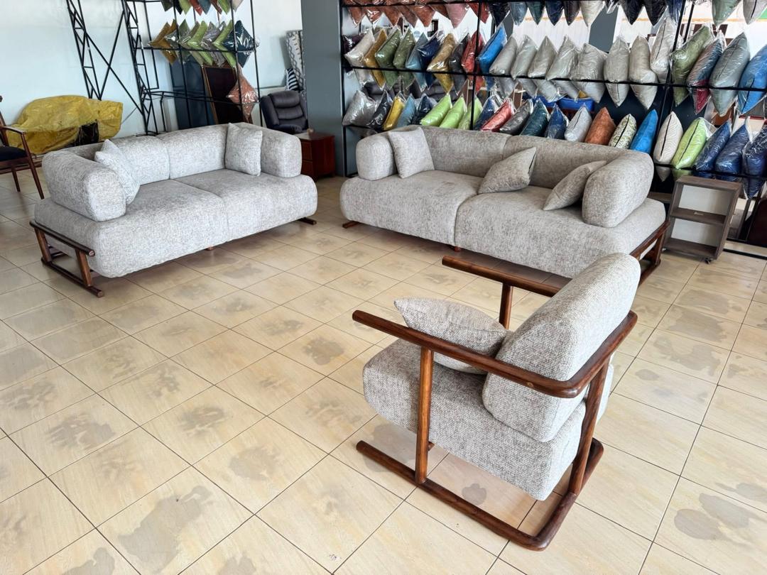 Bukoto Ivory Curve Frame Set, Sofa Sets at Lucky Interiors Uganda