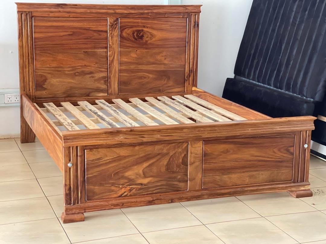 Mpererwe Panel Bed in the Lucky Interiors showroom