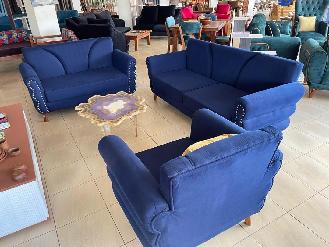 Kabalagala Royal Blue Set, Sofa Sets at Lucky Interiors Uganda