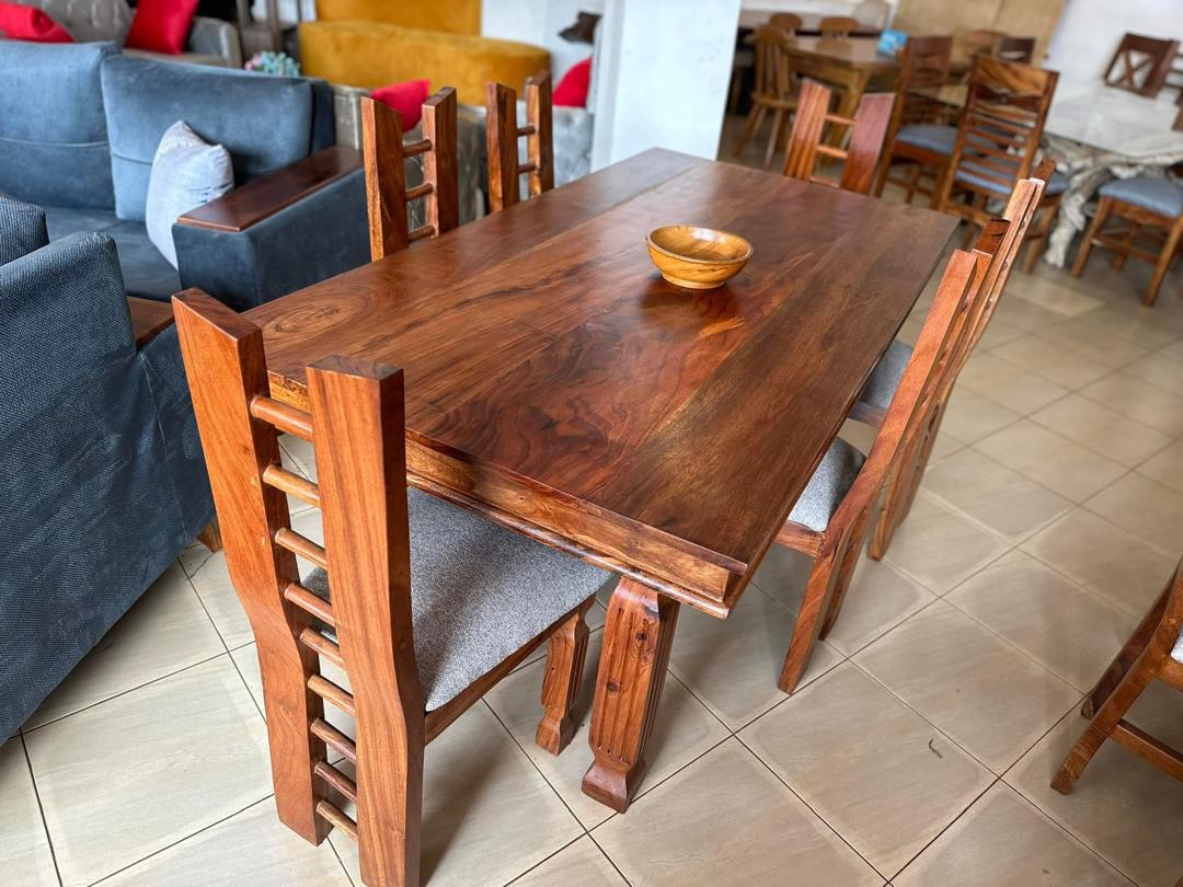 Kajjansi Six Seat Ladder Set, Dining Sets at Lucky Interiors Uganda
