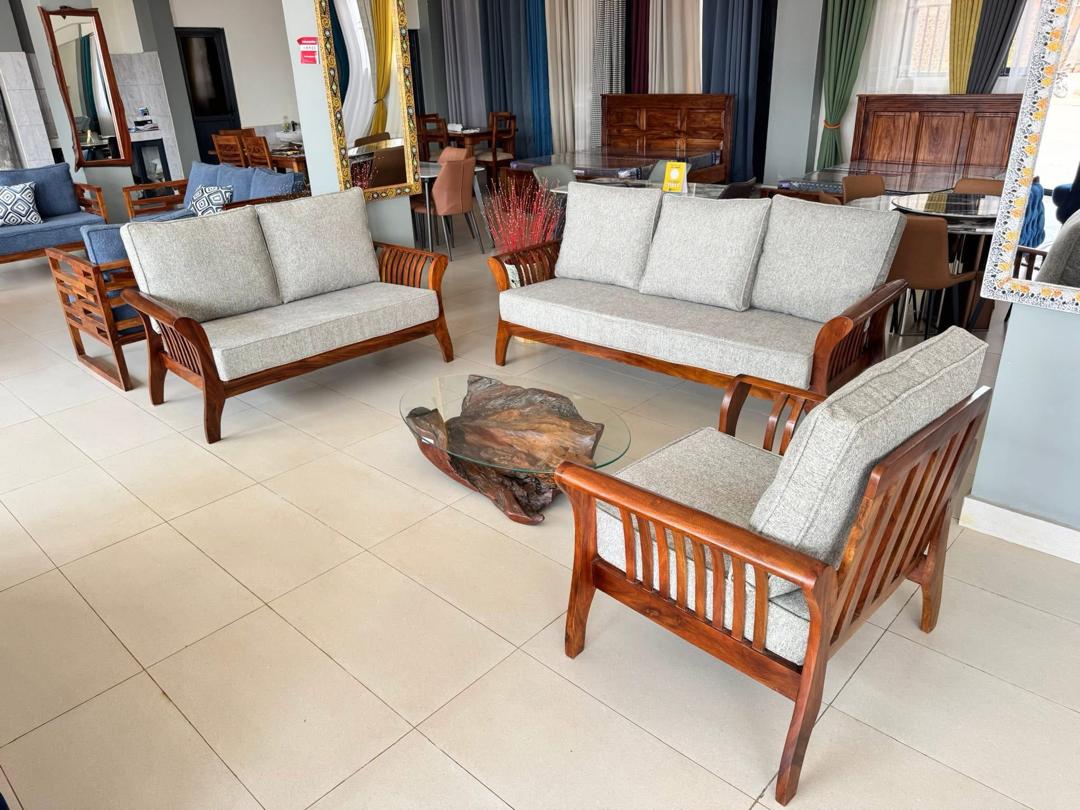 Nsambya Cream Slat Suite, Sofa Sets at Lucky Interiors Uganda