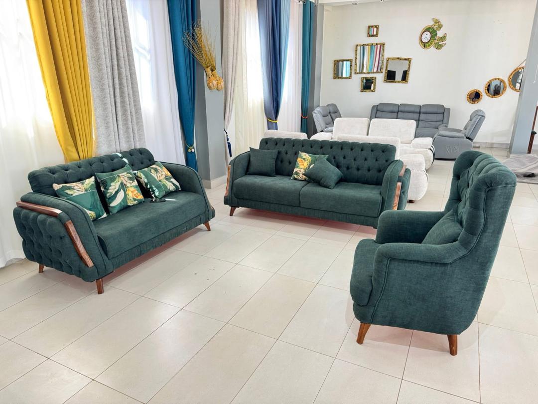 Bugolobi Forest Green Suite, Sofa Sets at Lucky Interiors Uganda